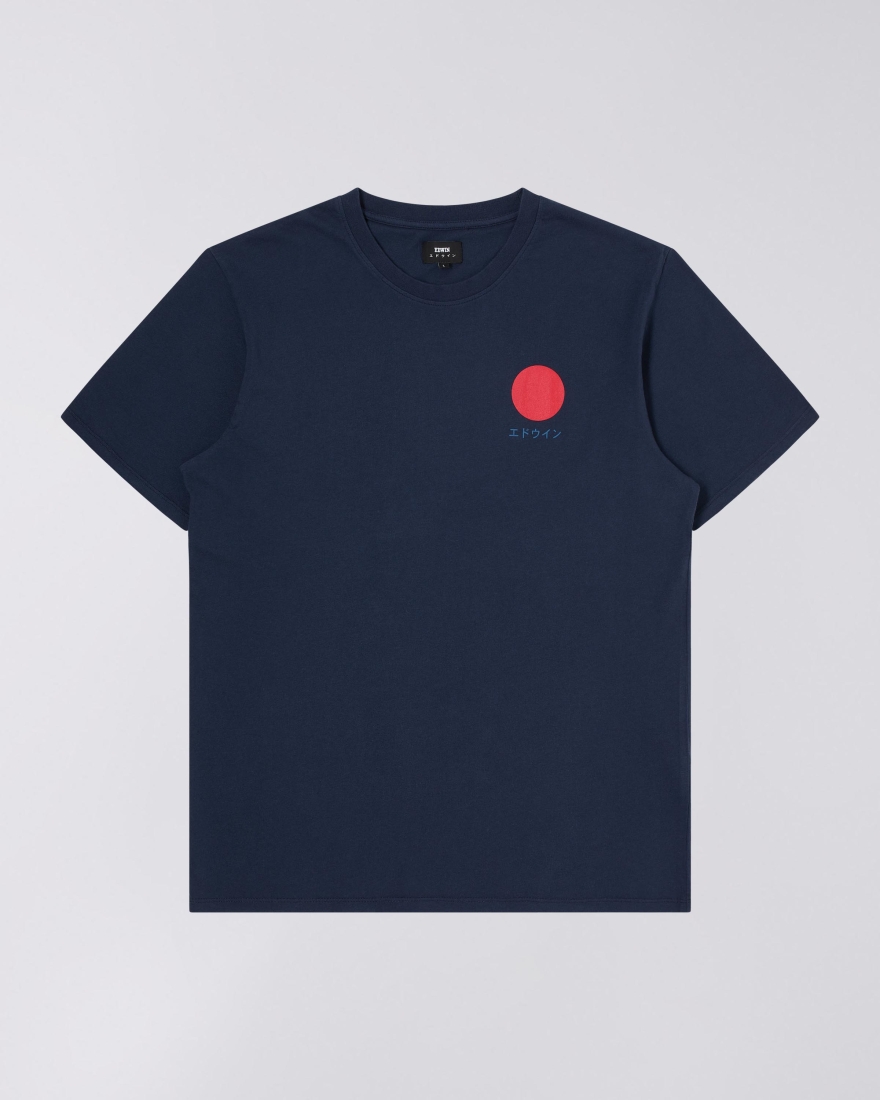 EDWIN Japanese Sun T-Shirt Navy Blazer