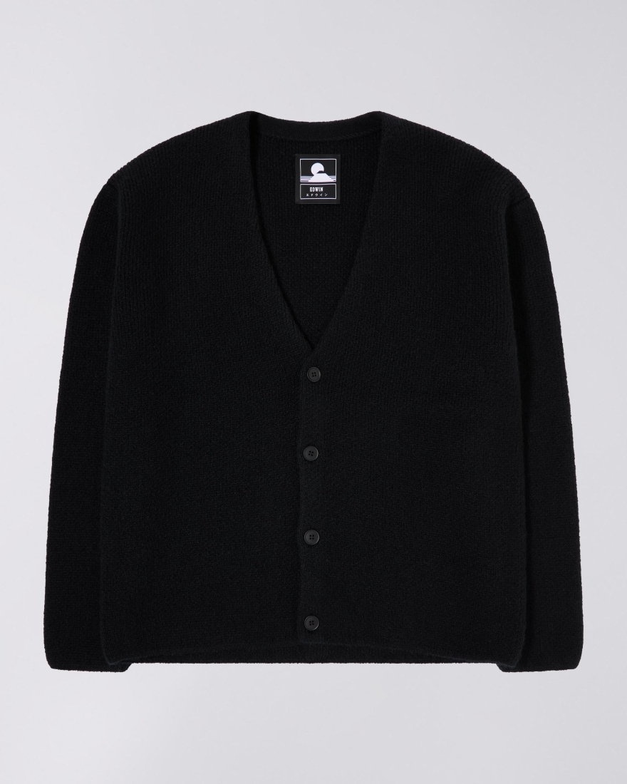 EDWIN Hiji Cardigan Black
