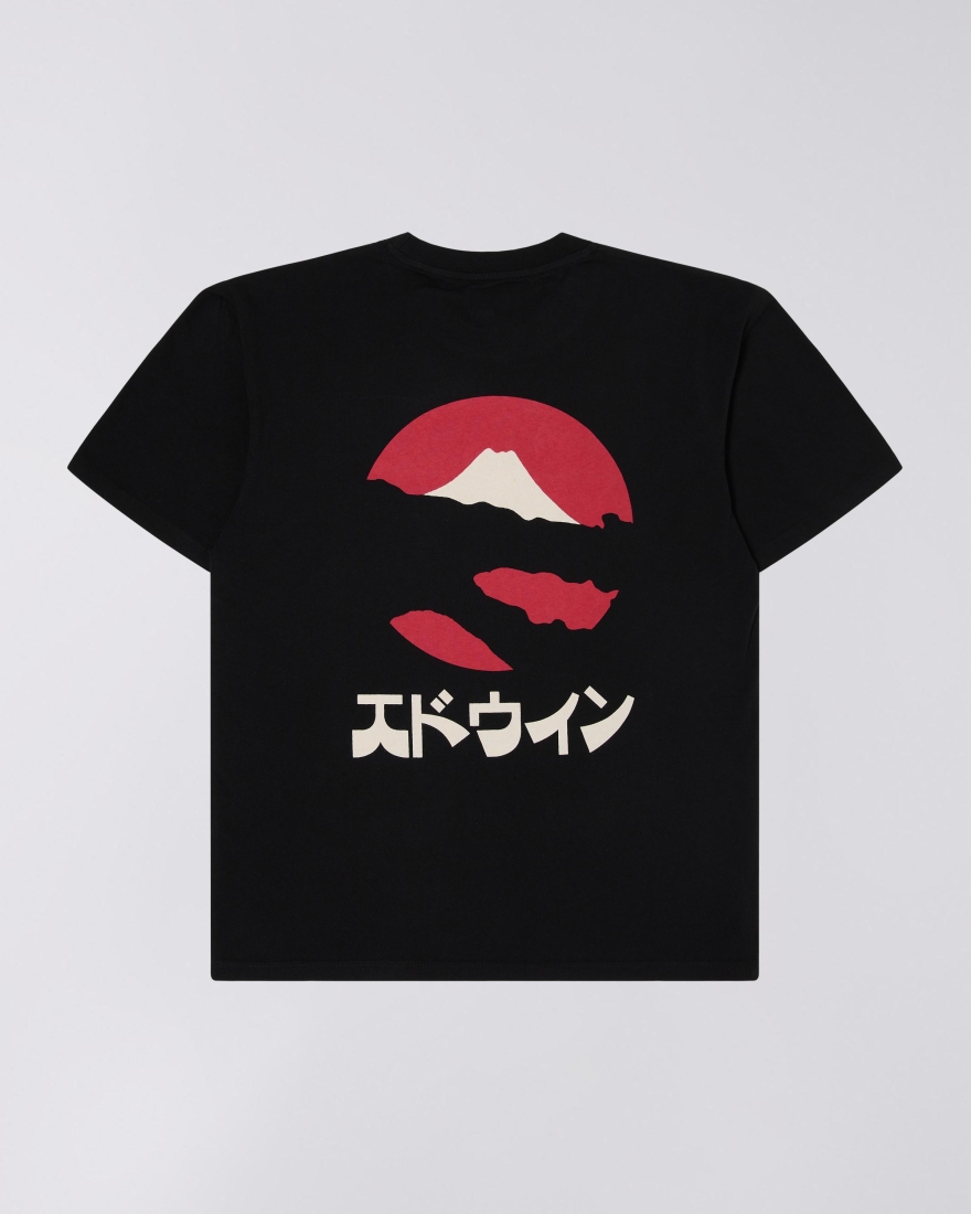 EDWIN Kamifuji T-Shirt Black