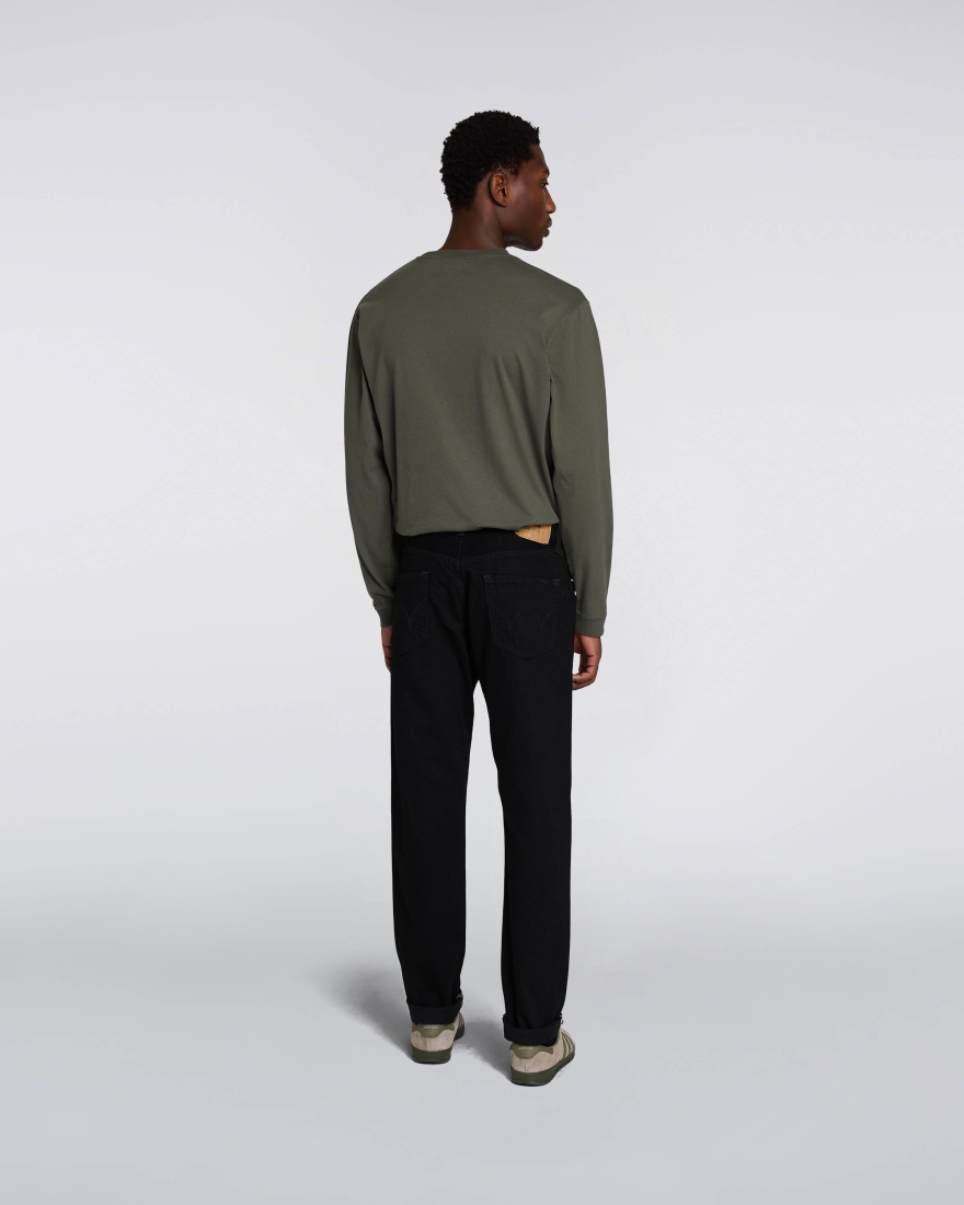 EDWIN Regular Tapered Jeans Black