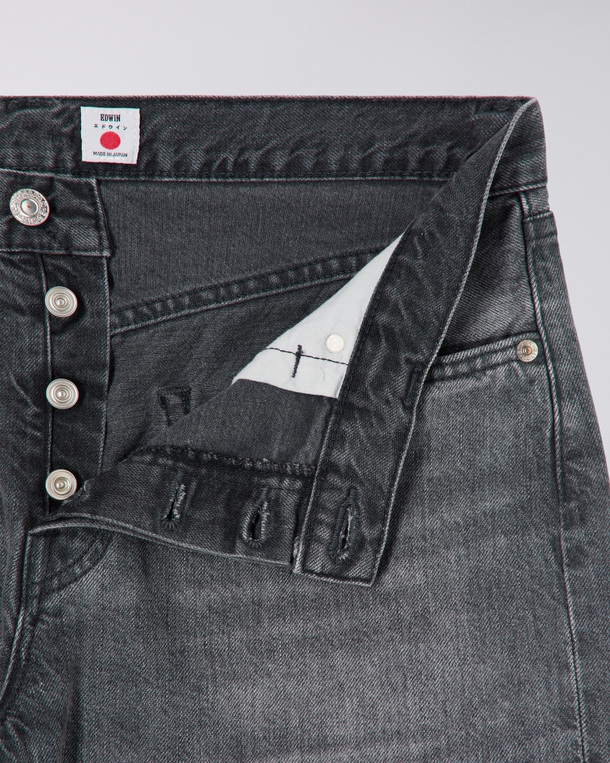 EDWIN Regular Tapered Jeans Black