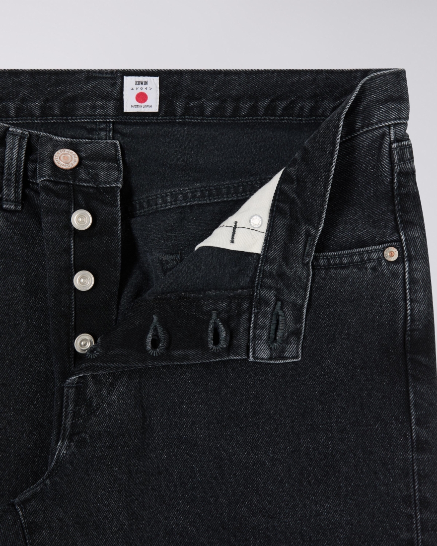 EDWIN Regular Tapered Jeans Black