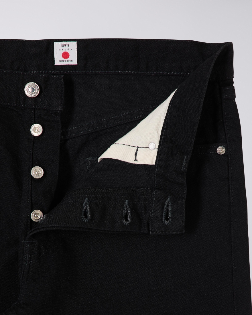 EDWIN Slim Tapered Jeans Black