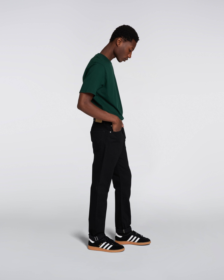 EDWIN Slim Tapered Jeans Black