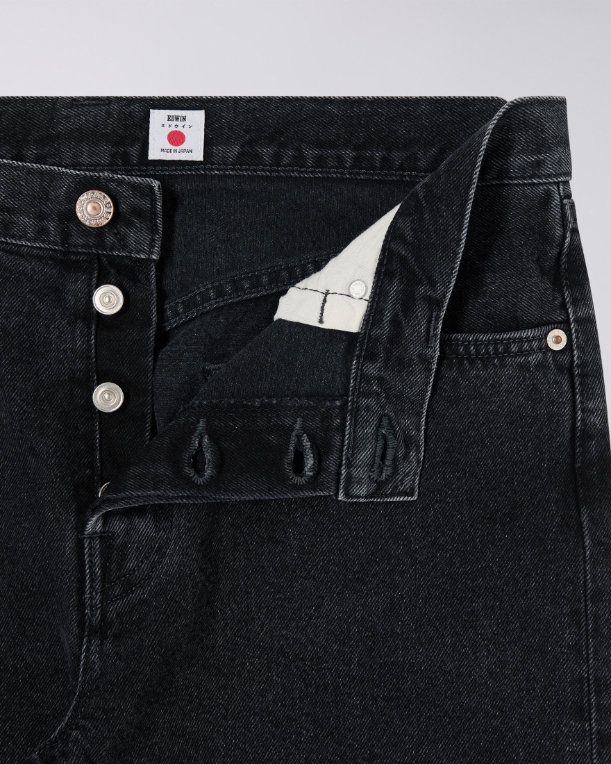 EDWIN Slim Tapered Jeans Black