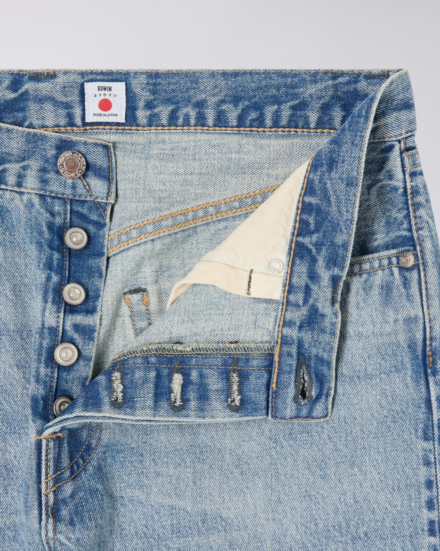 EDWIN Loose Straight Jeans Blue