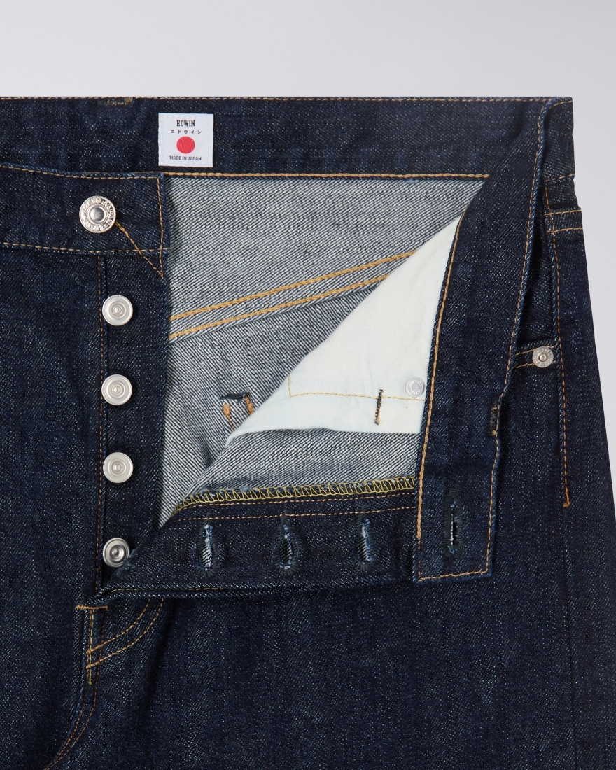 EDWIN Loose Straight Jeans Blue