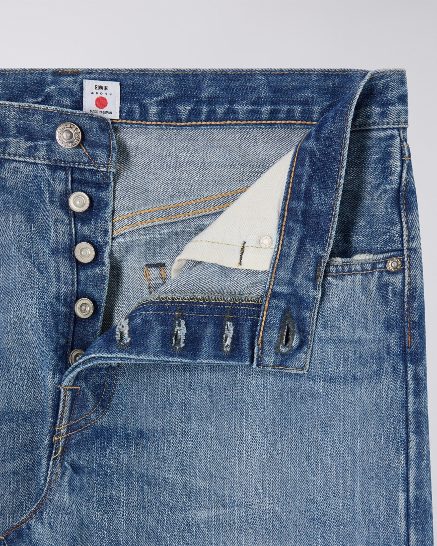 EDWIN Loose Straight Jeans Blue