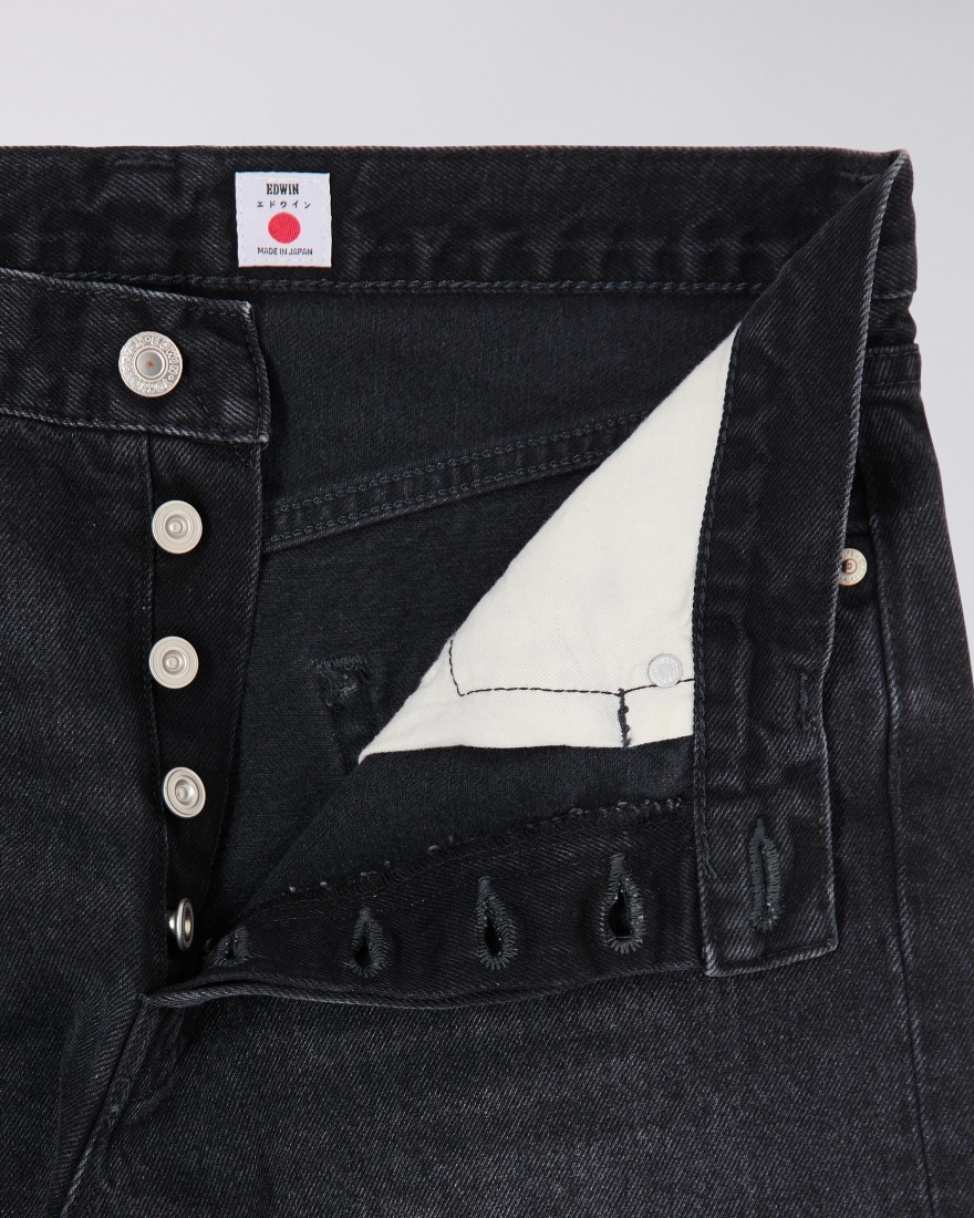 EDWIN Loose Straight Jeans Black