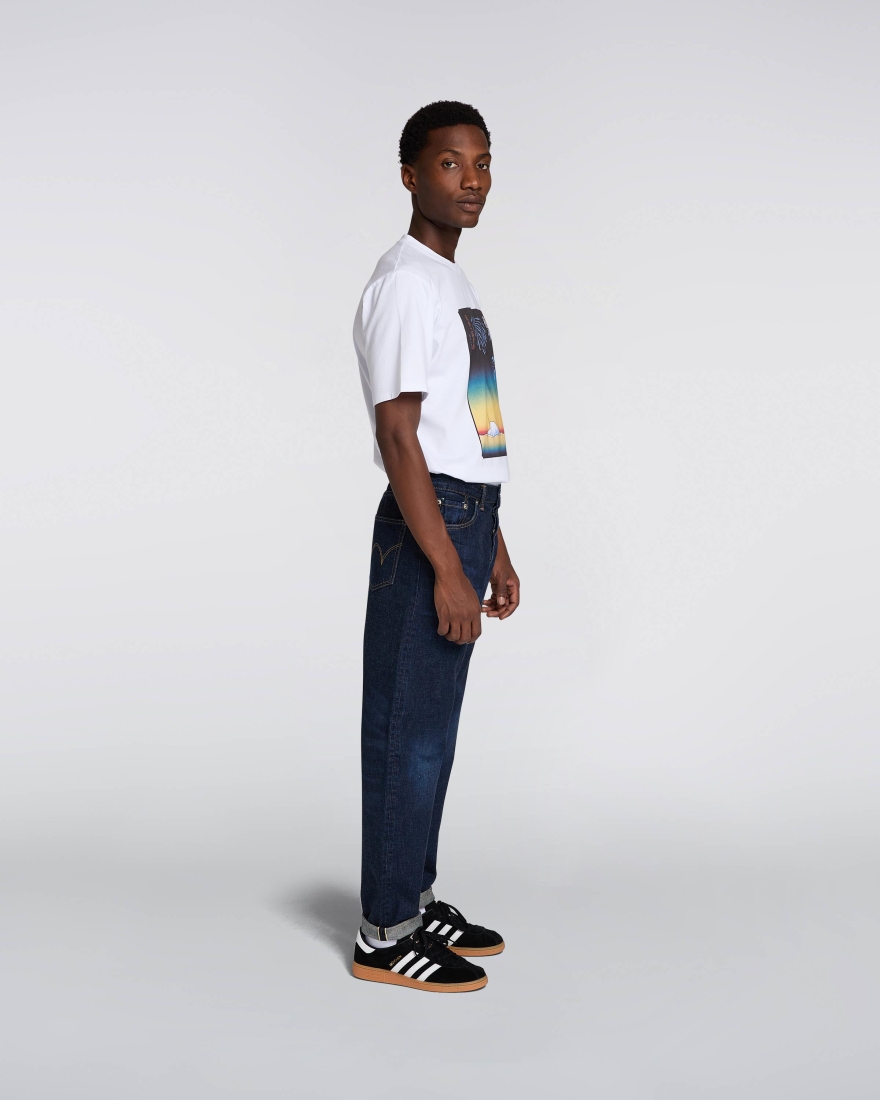 EDWIN Loose Tapered Jeans Blue