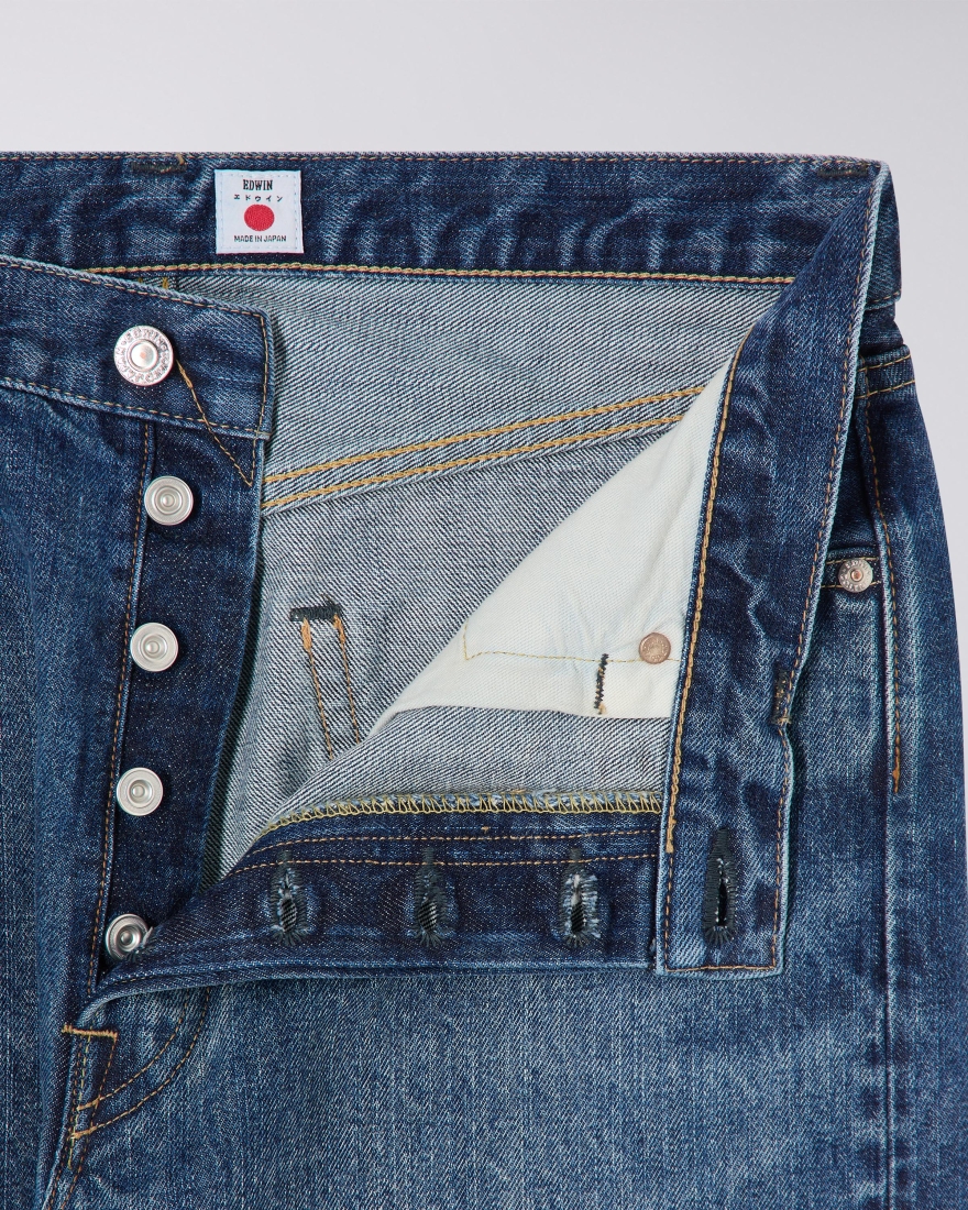 EDWIN Loose Tapered Jeans Blue