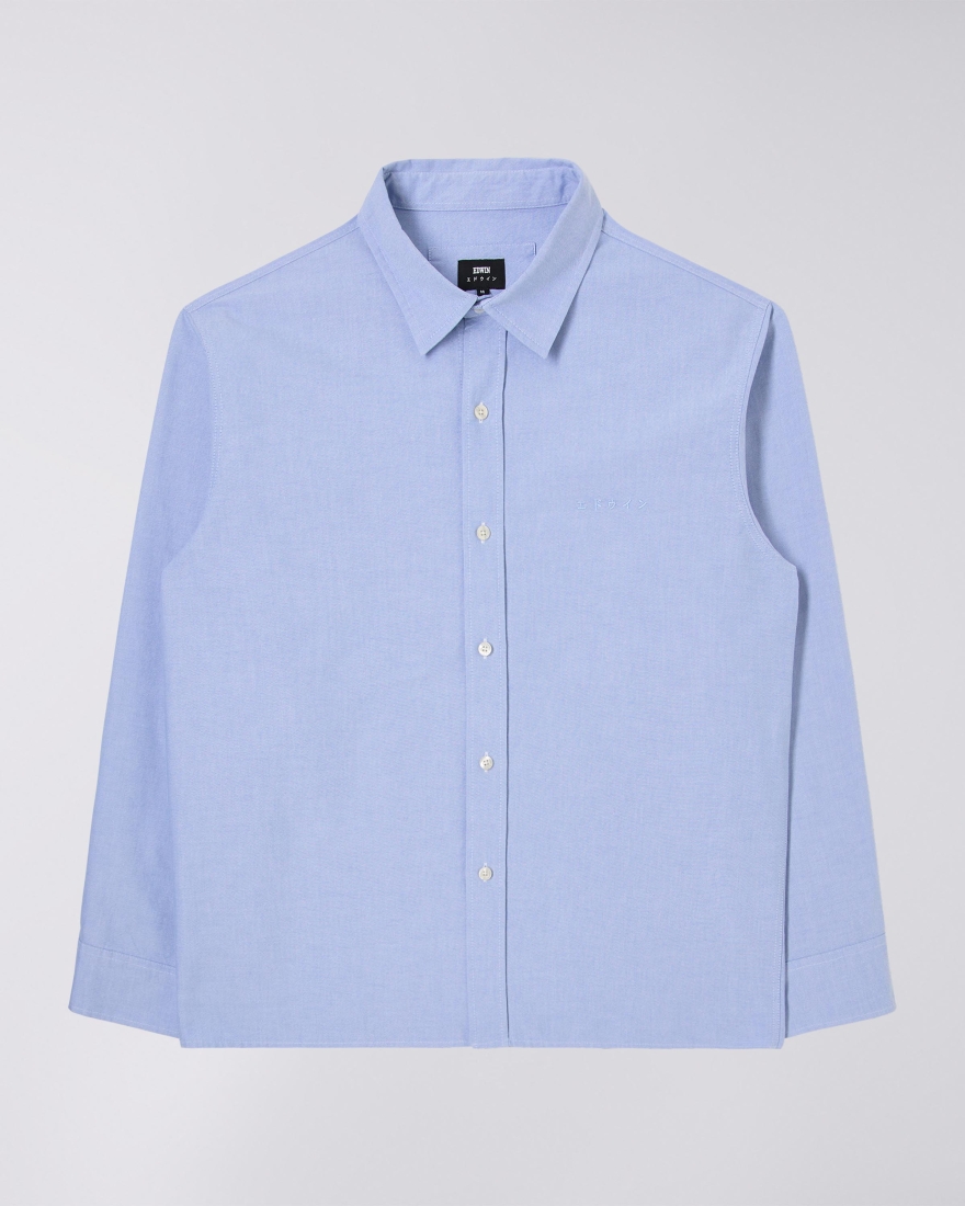EDWIN Big OX Shirt LS Blue
