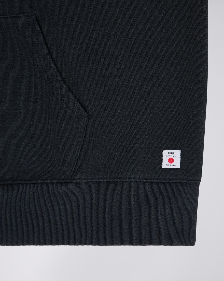 EDWIN Raglan-Sleeve Hood Black