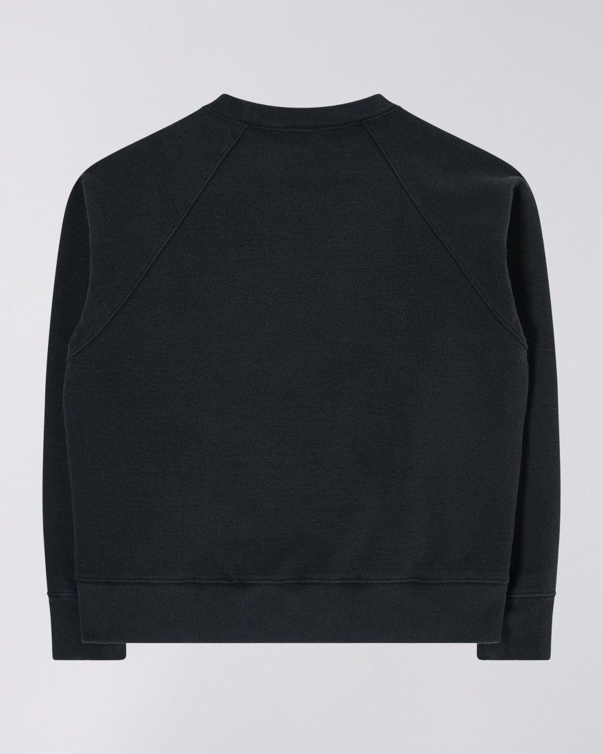 EDWIN Raglan-Sleeve Crewneck Black