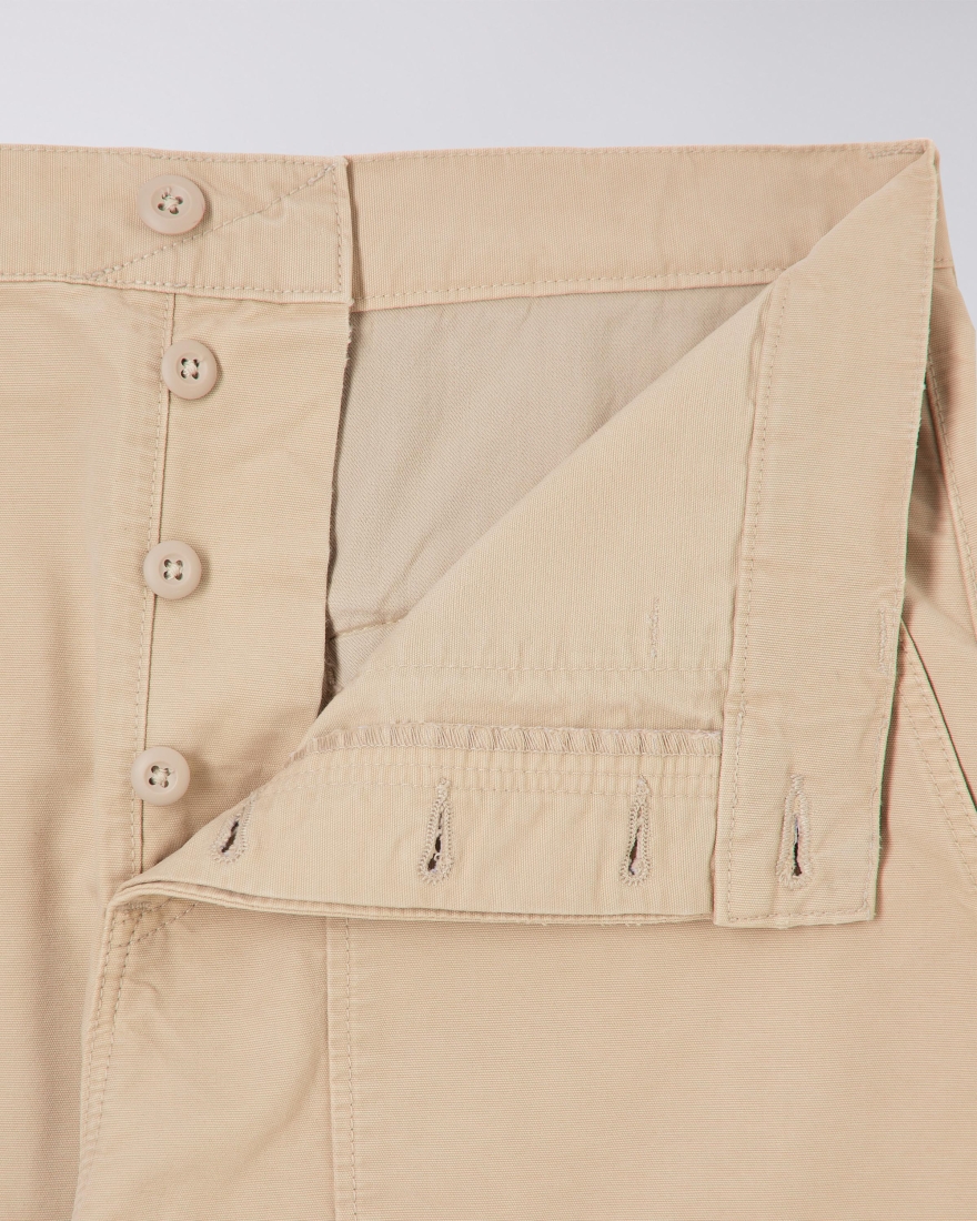 EDWIN Block Pant White Pepper