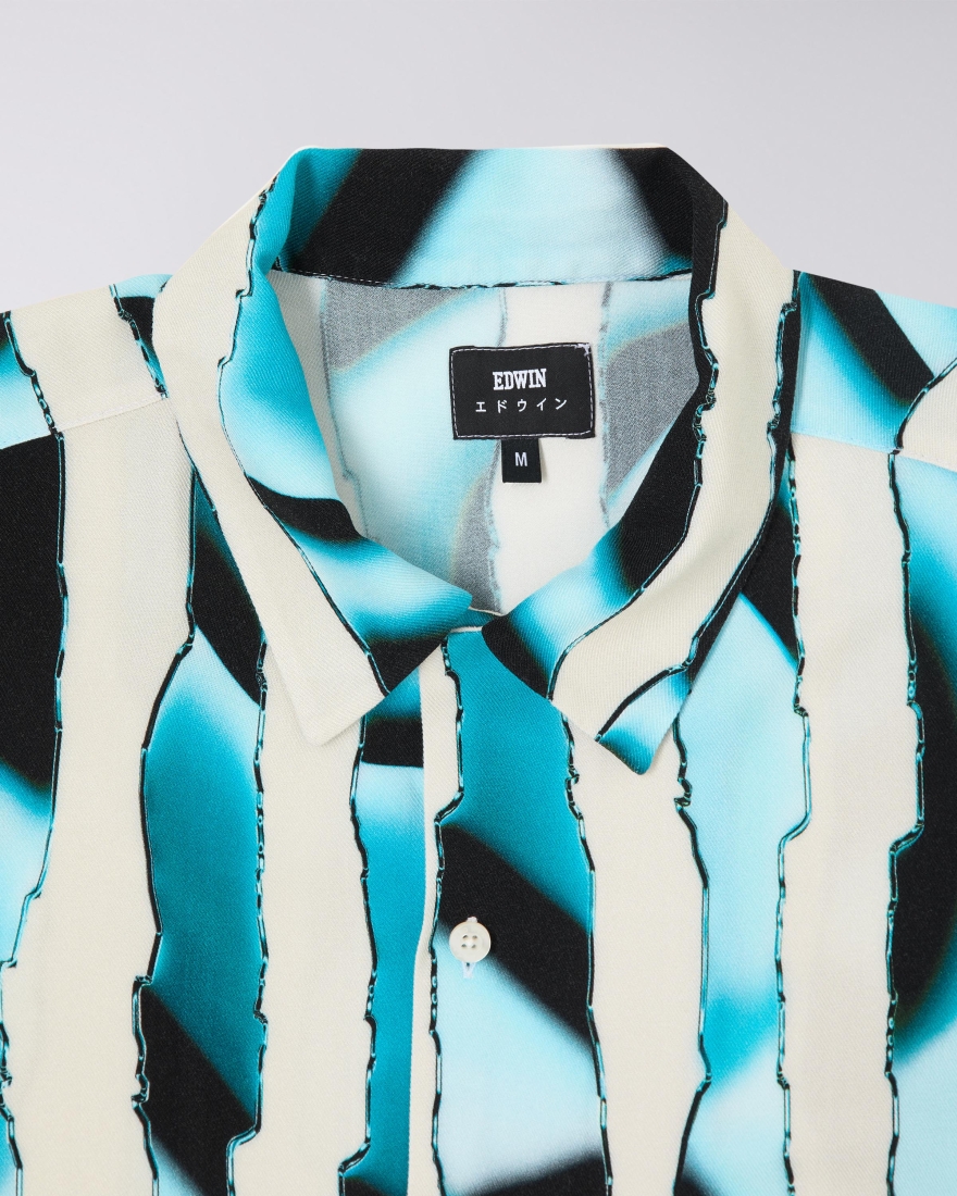 EDWIN Multidimensional Stripes Shirt SS Multicolor
