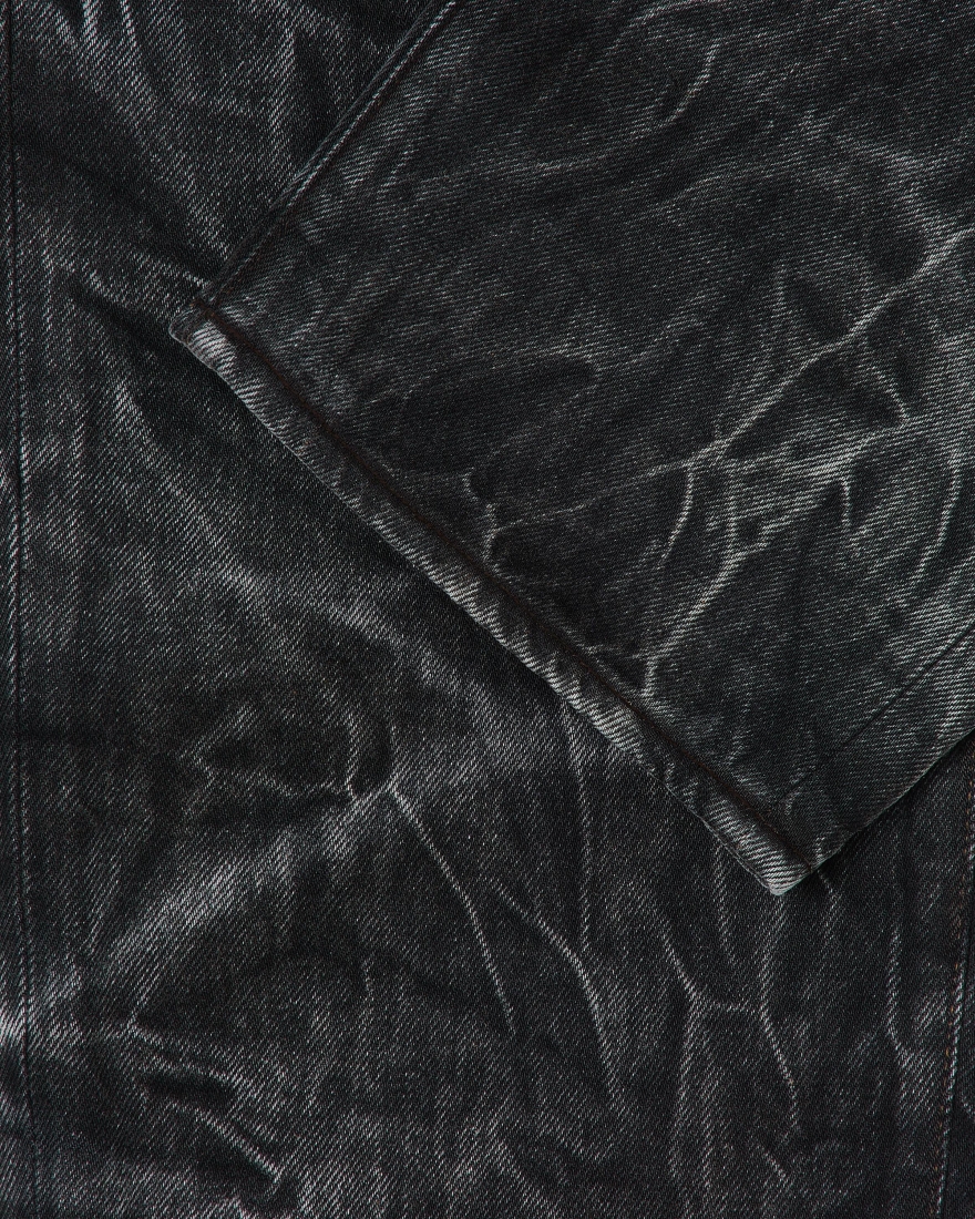 EDWIN Big Shirt LS Plumeria Purple / Blazing Yellow