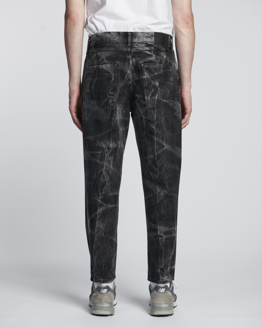 EDWIN Big Shirt LS Plumeria Purple / Blazing Yellow