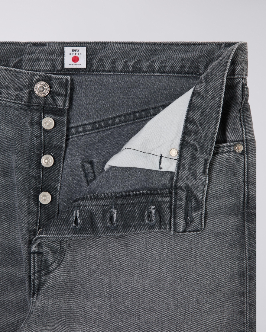 EDWIN Loose Tapered Jeans Black