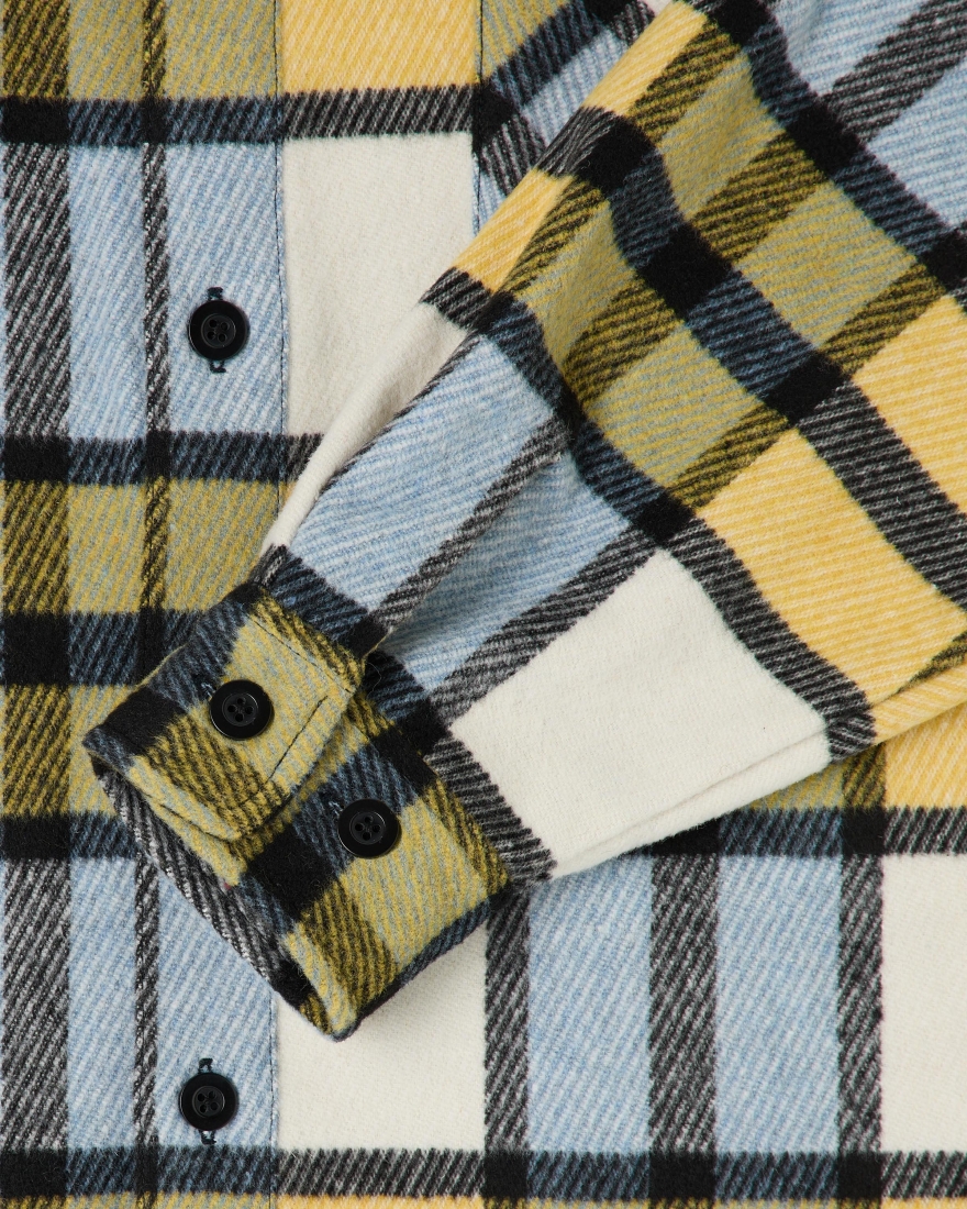 EDWIN Jowen Overshirt LS Yellow / Blue / Black