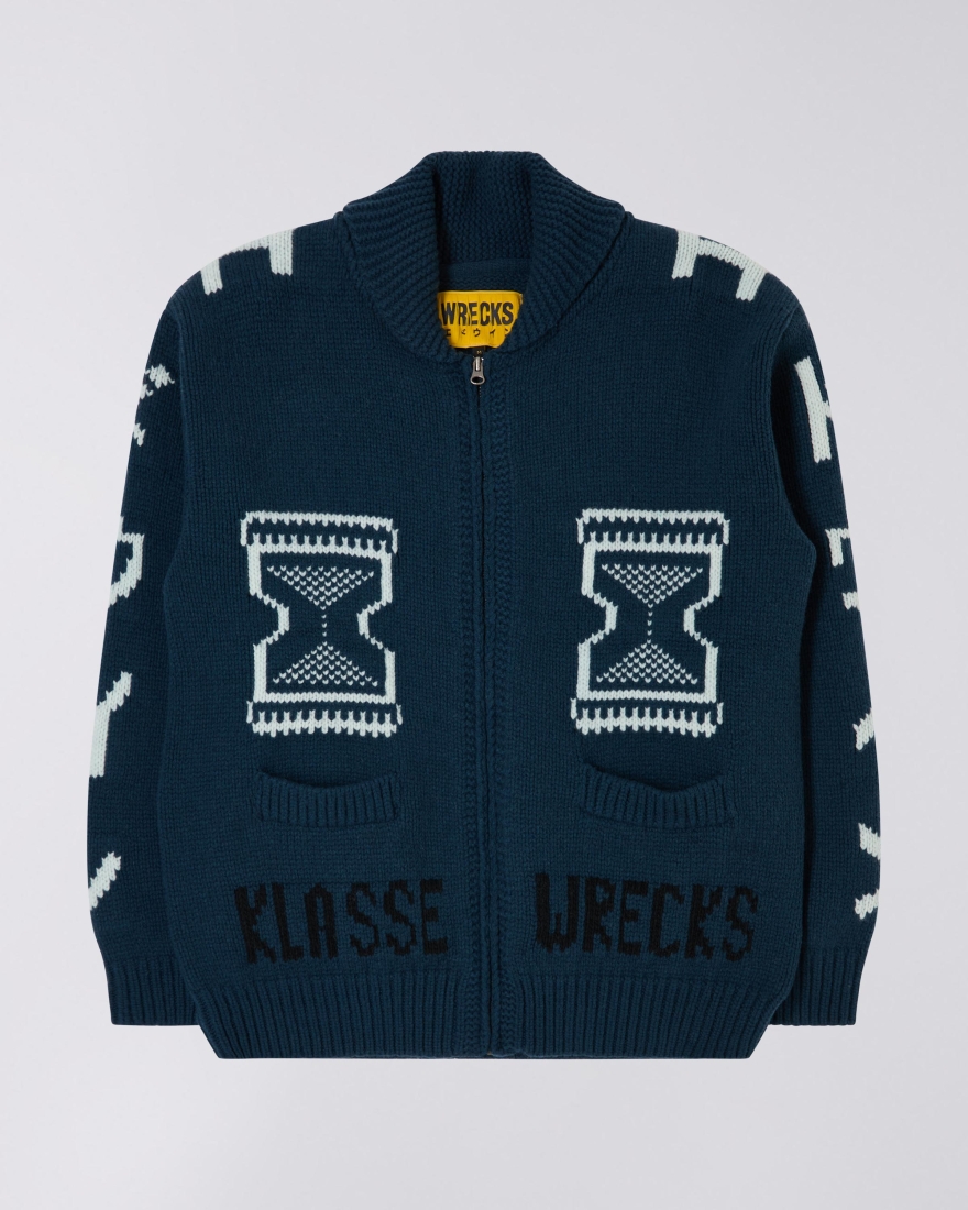 EDWIN Timer Cardigan Navy