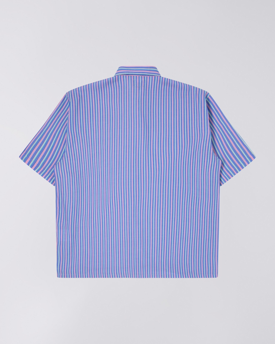 EDWIN Toledo Shirt SS Navy / Pink