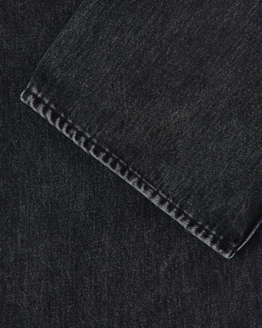 EDWIN Katakana Embroidery T-Shirt Black