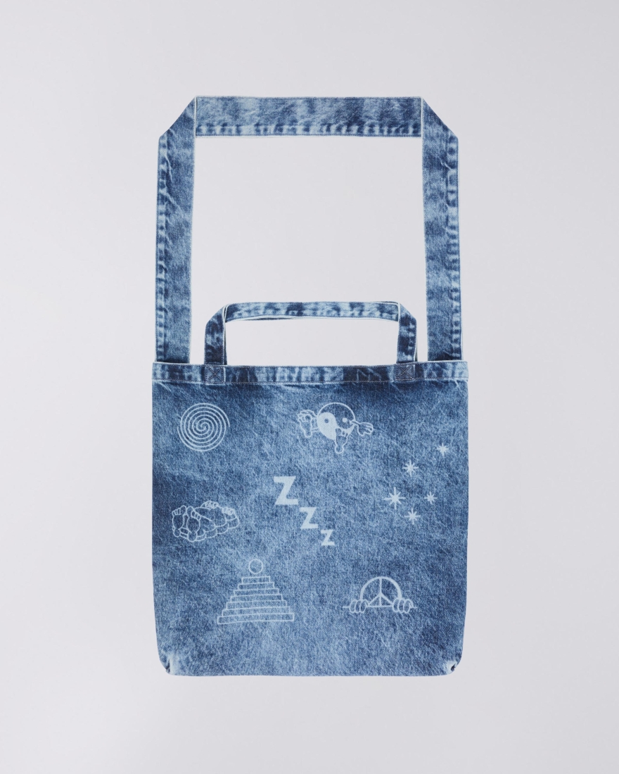 EDWIN Denim Tote Bag Blue