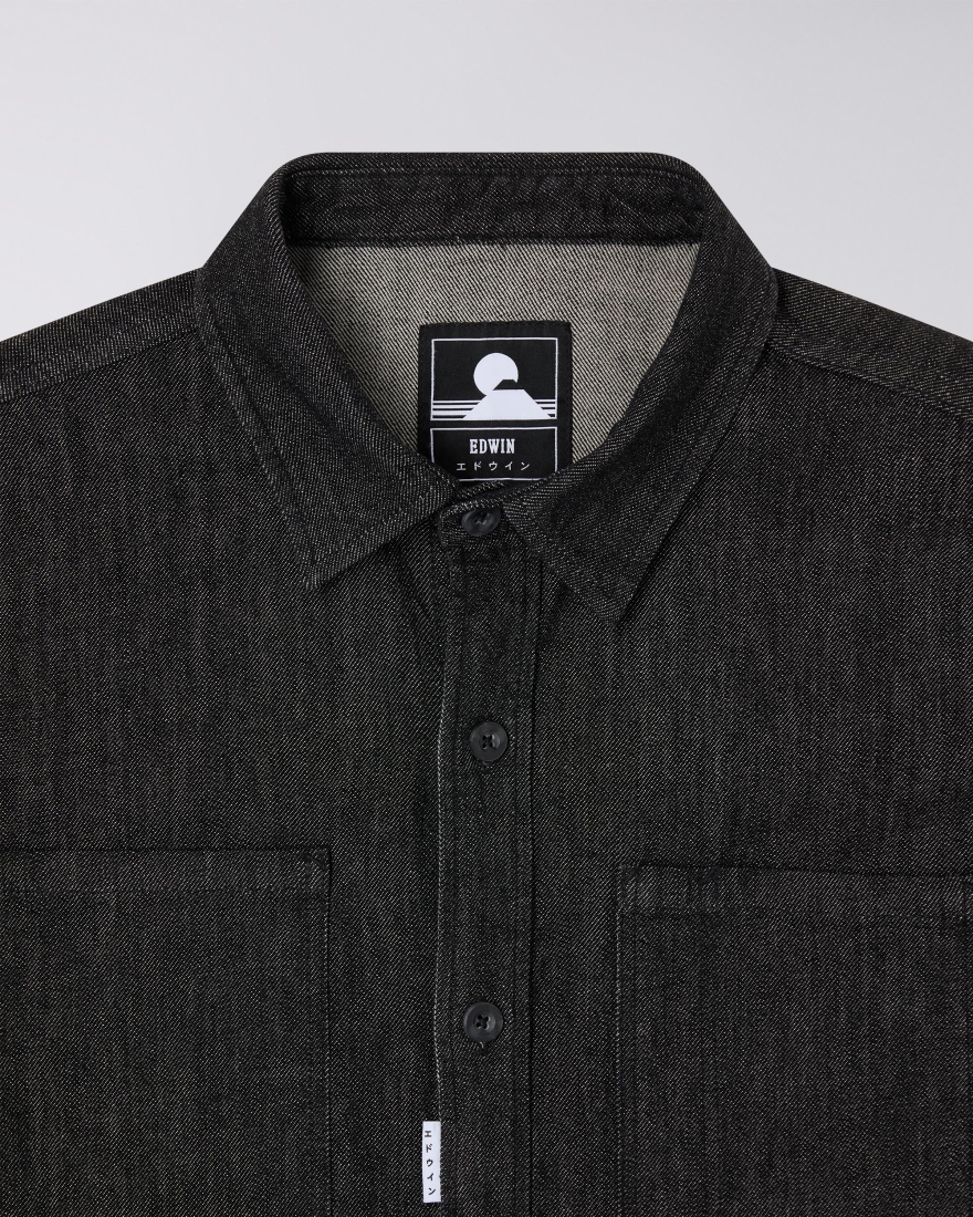 EDWIN Big-DNM Shirt Black