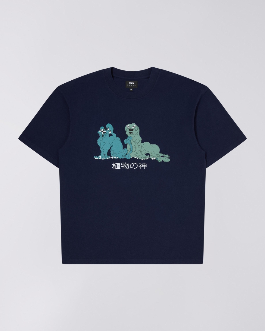 EDWIN Esprit De La Végétation T-Shirt Maritime Blue