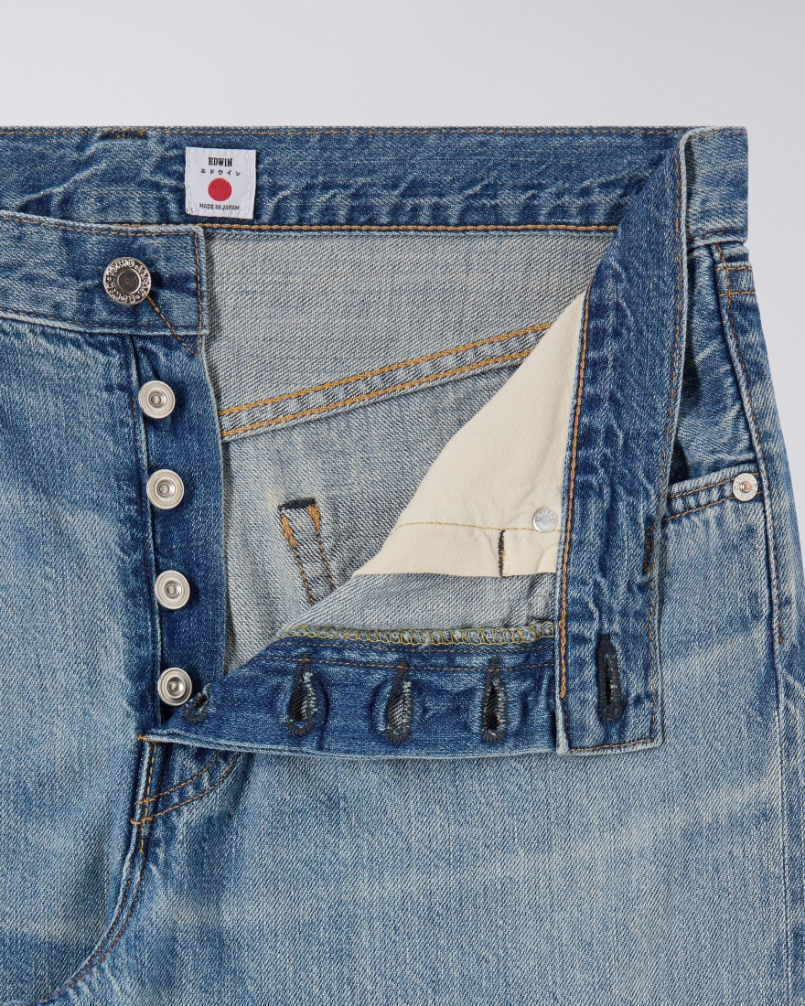 EDWIN Loose Straight Jeans Blue