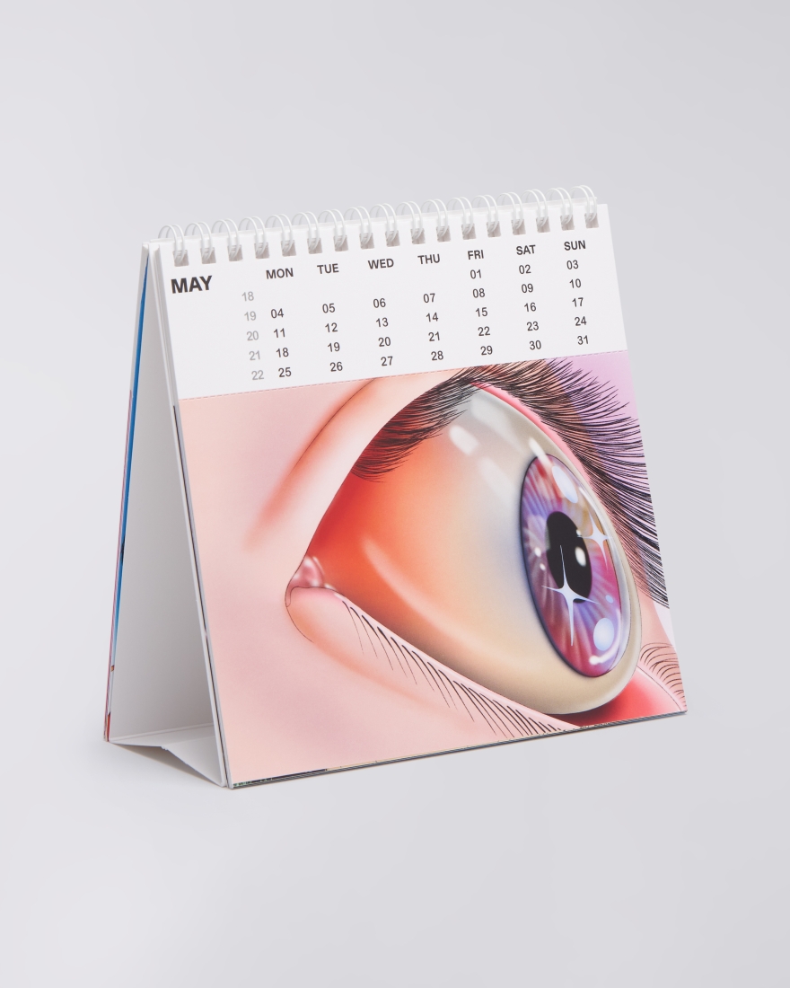 EDWIN Miki Kim Detachable Postcard Calendar Multicolor