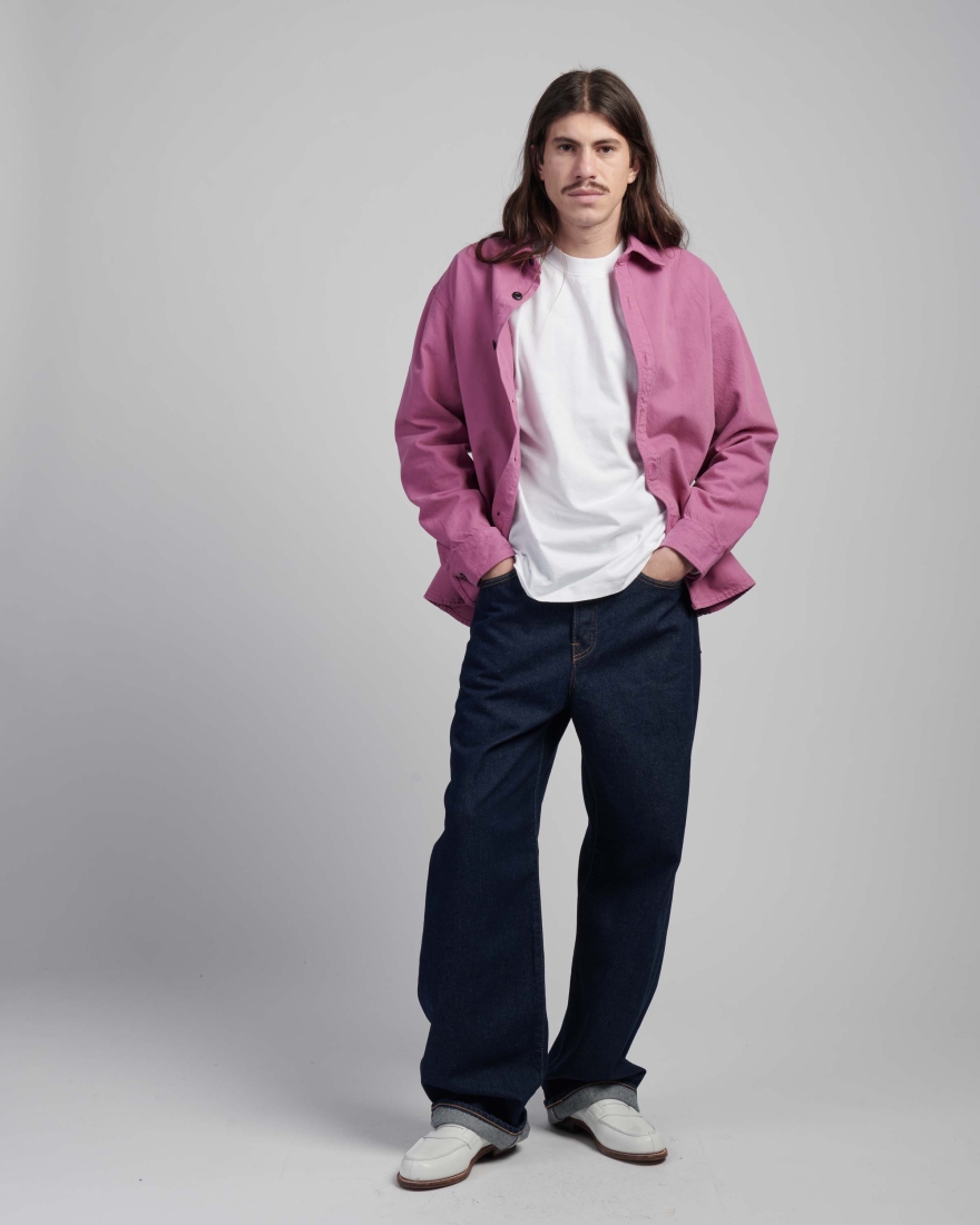 EDWIN Sebastian Shirt LS Red Violet