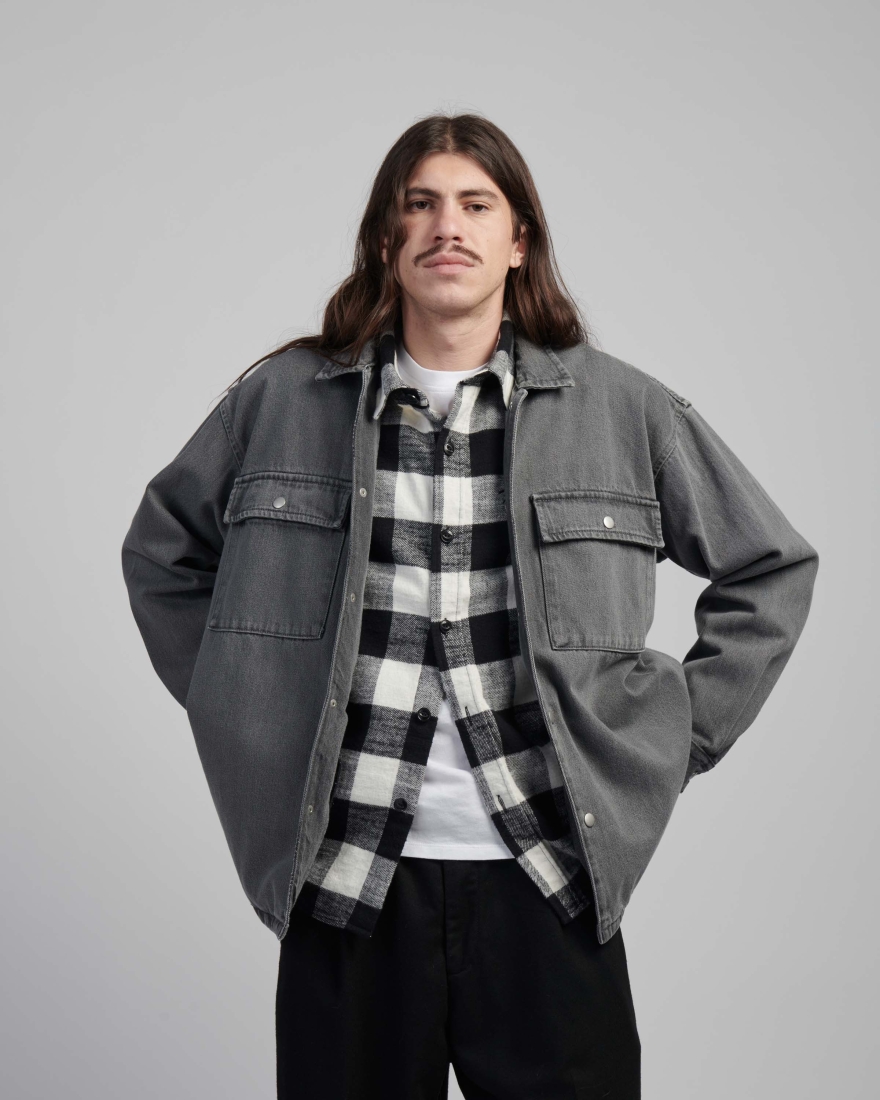 EDWIN Utility Overshirt LS Black