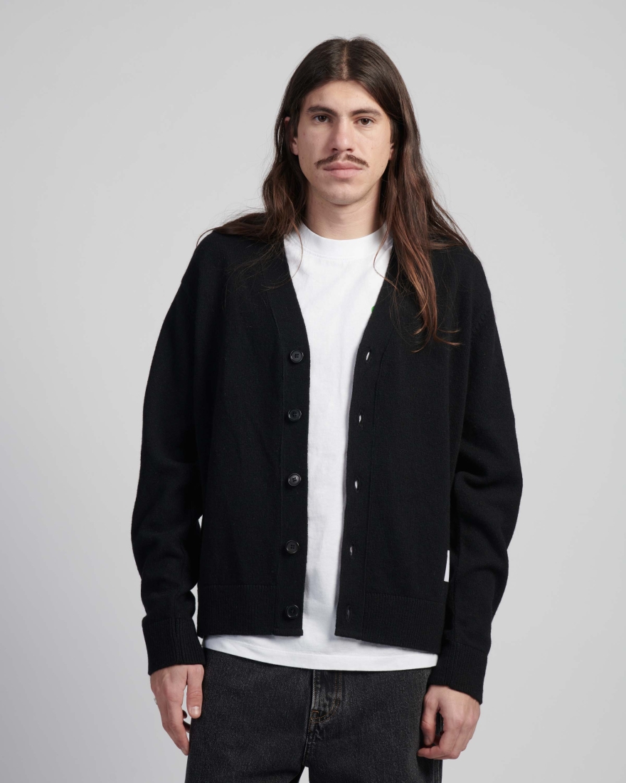 EDWIN Tatsu Cardigan Black
