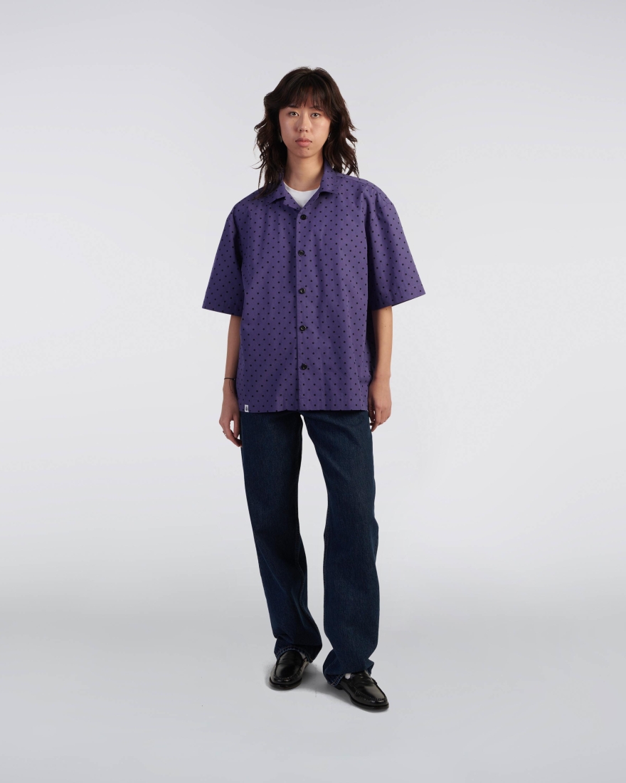 EDWIN Saga Shirt SS Skipper Blue