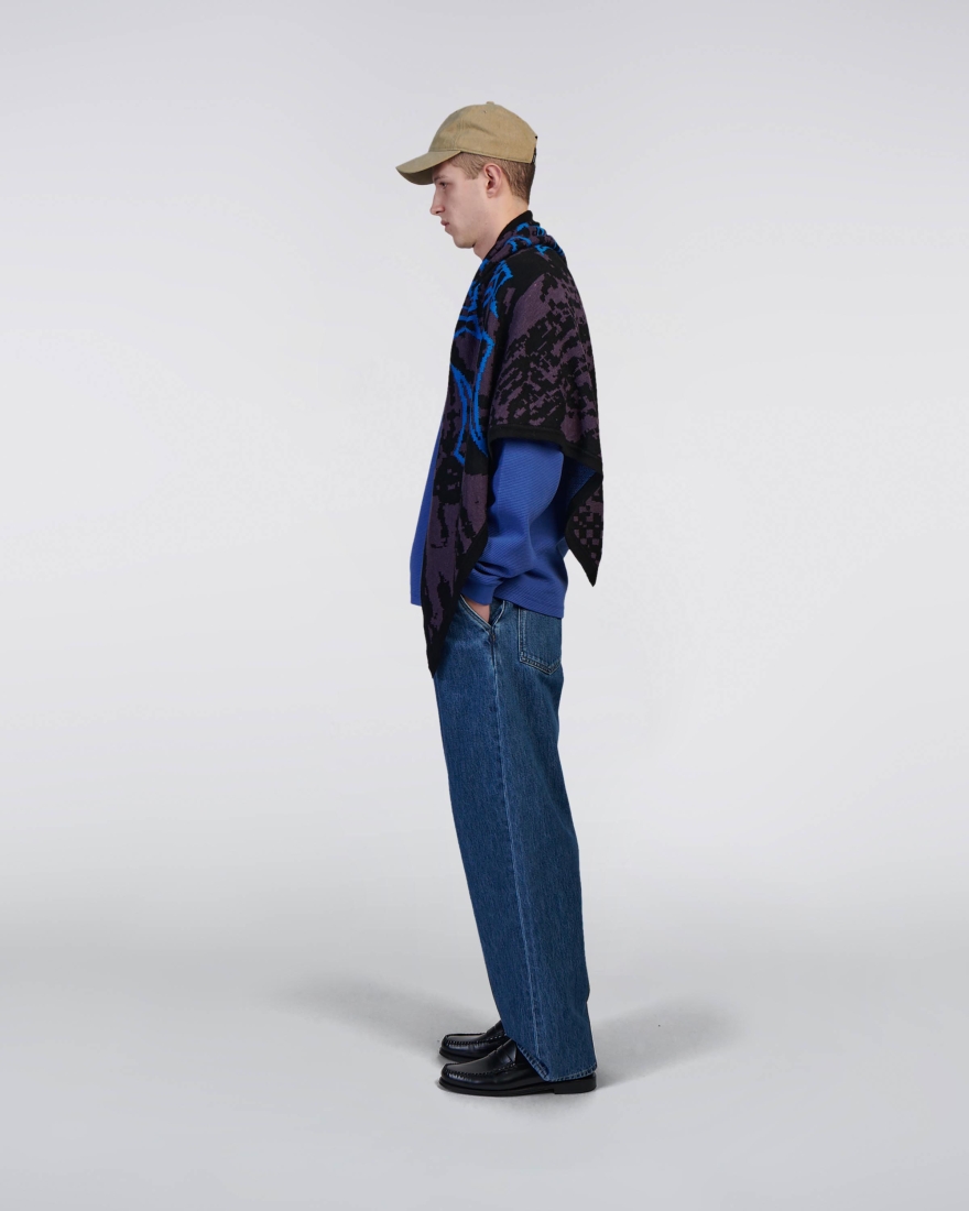 EDWIN Monsieur Sakana T-Shirt Directoire Blue