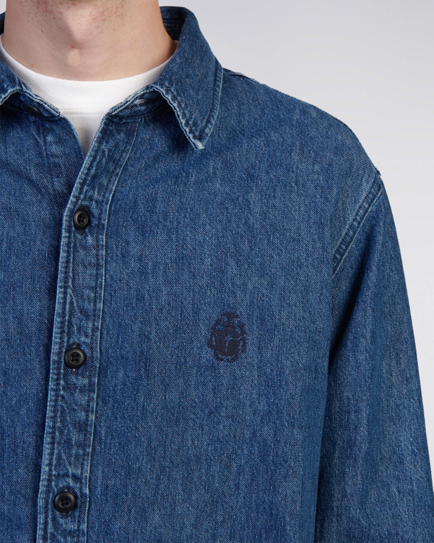 EDWIN Sebastian Shirt LS Blue