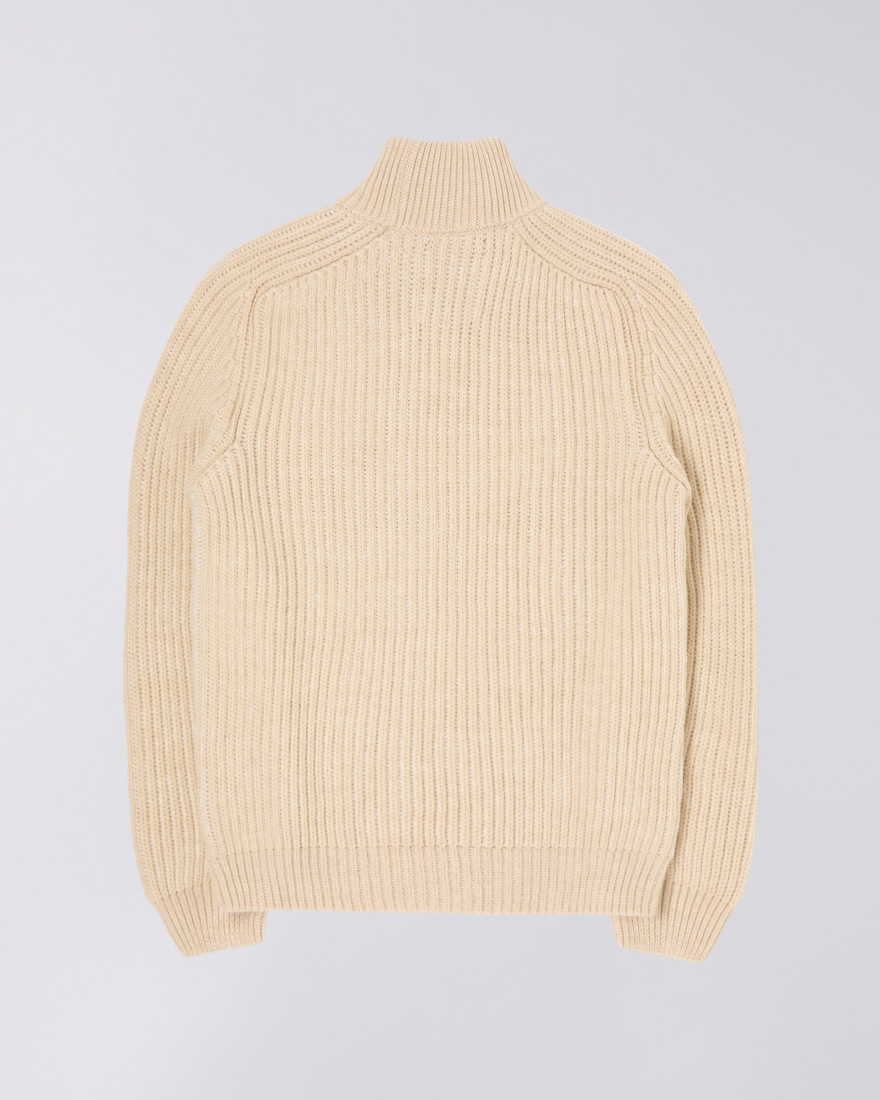 EDWIN Roni High Collar Sweater Beige