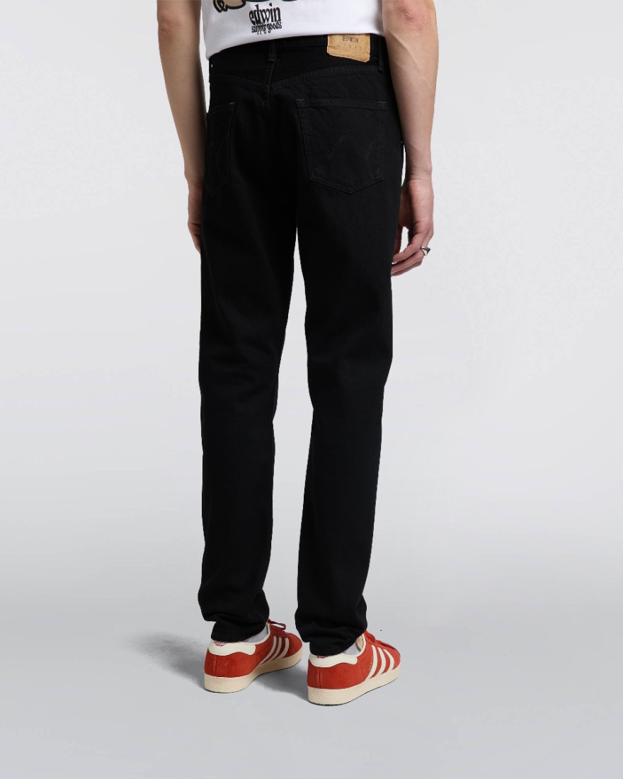EDWIN Slim Tapered Jeans Black