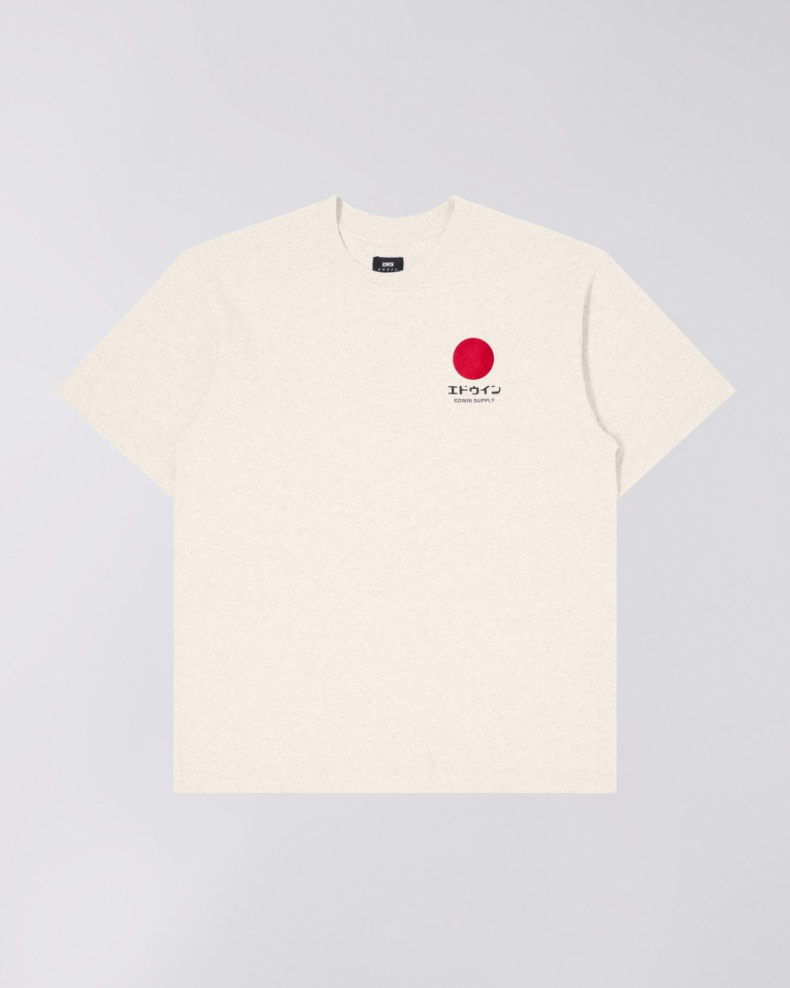 EDWIN Japanese Sun Supply T-Shirt Whisper White