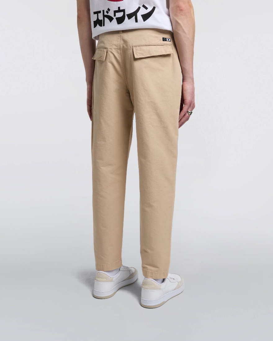 EDWIN Block Pant White Pepper