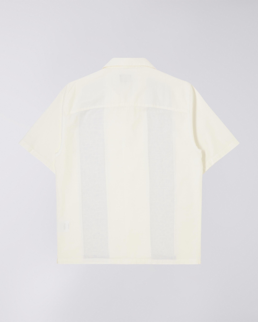 EDWIN Leo Shirt SS Whisper White