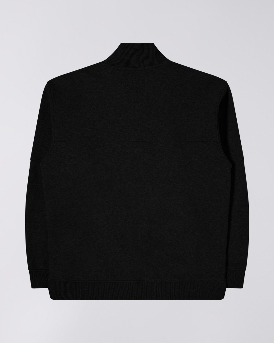EDWIN Koji Half Zip Sweat Black
