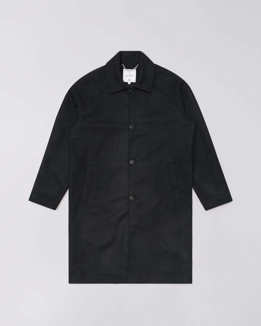 EDWIN Mac Wool Coat Black