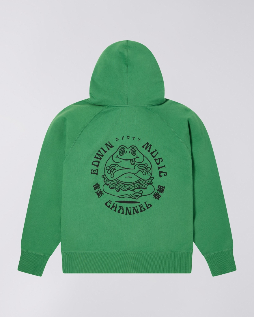EDWIN Edwin Music Channel Hoodie Sweat Mint Green