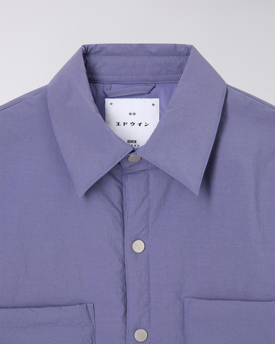 EDWIN Sphere Padded Overshirt LS Heron