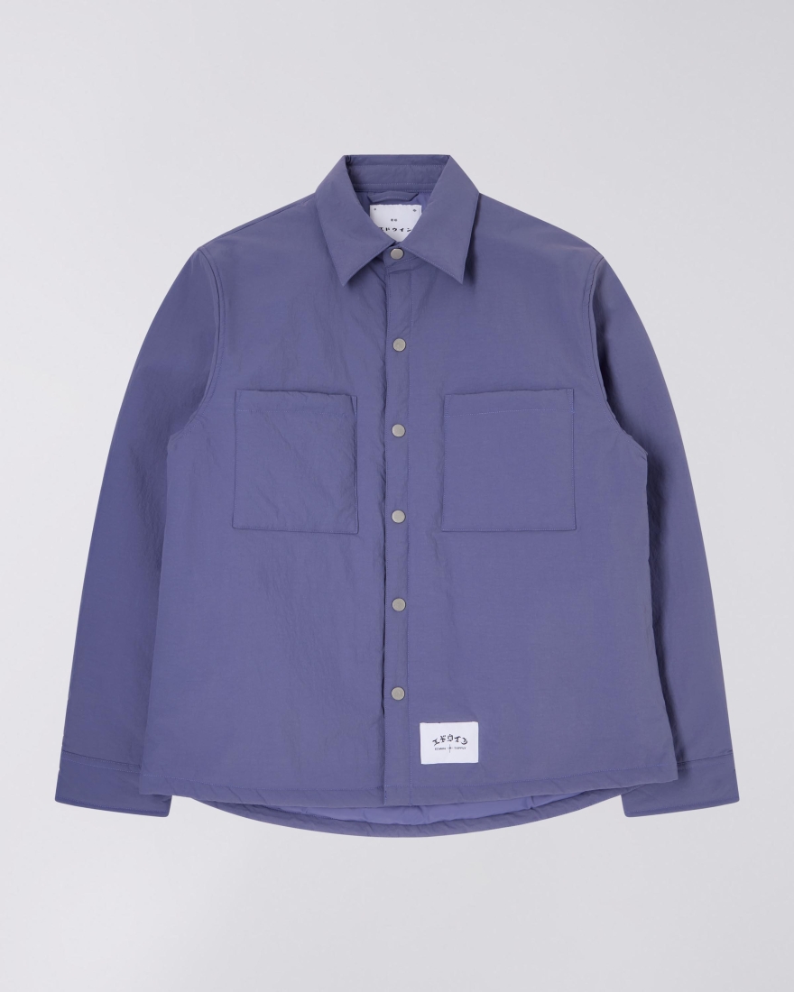 EDWIN Sphere Padded Overshirt LS Heron