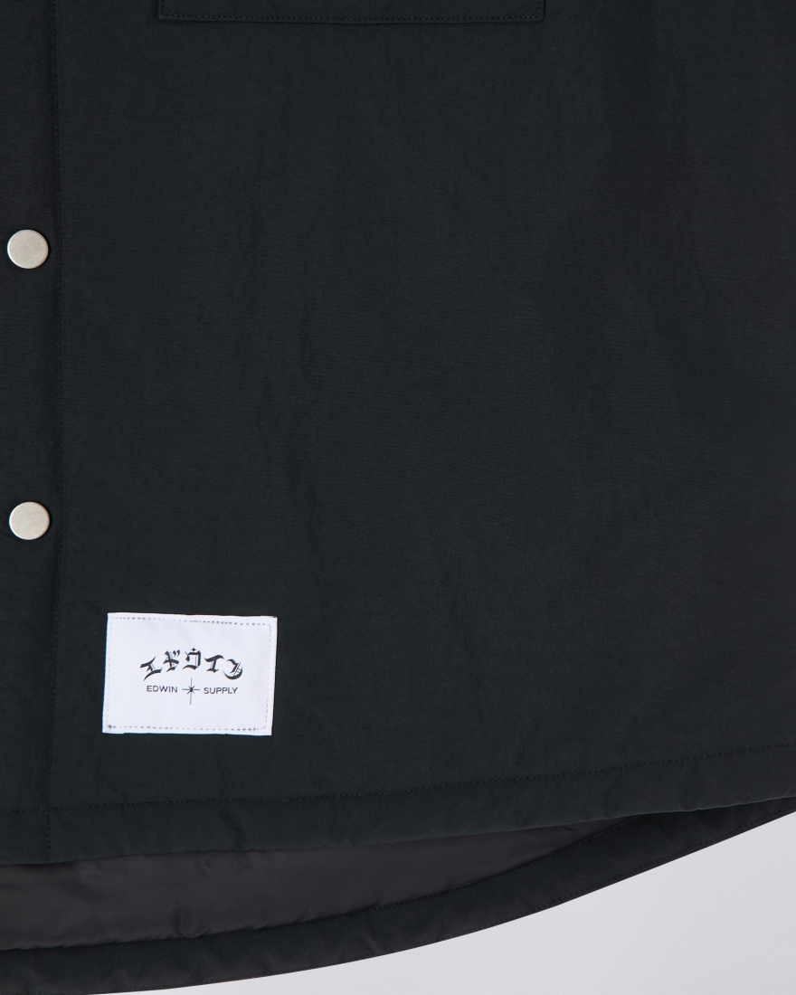 EDWIN Sphere Padded Overshirt LS Black
