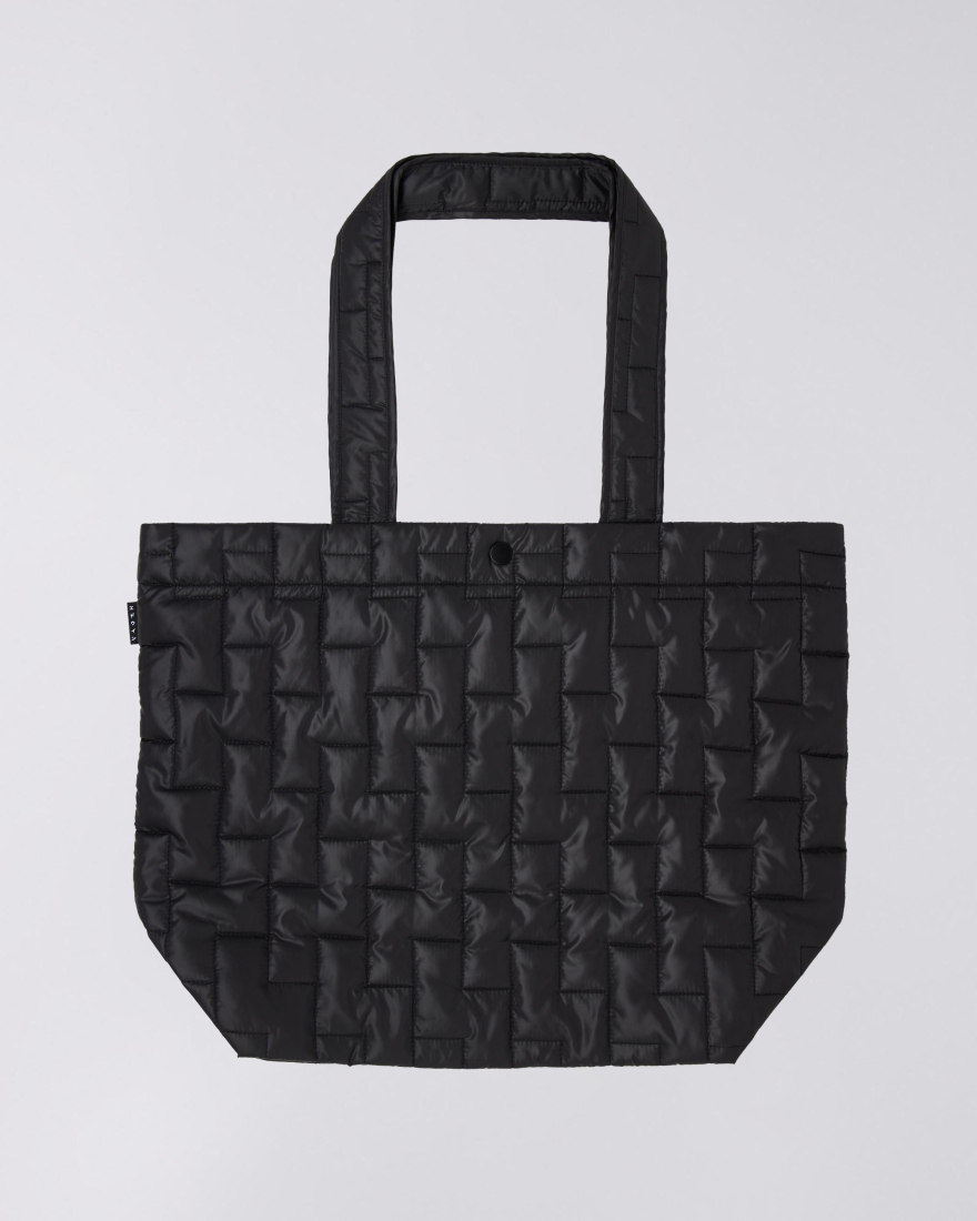 EDWIN Quilted Tote Bag Black